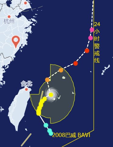 分析台风巴威最新走向